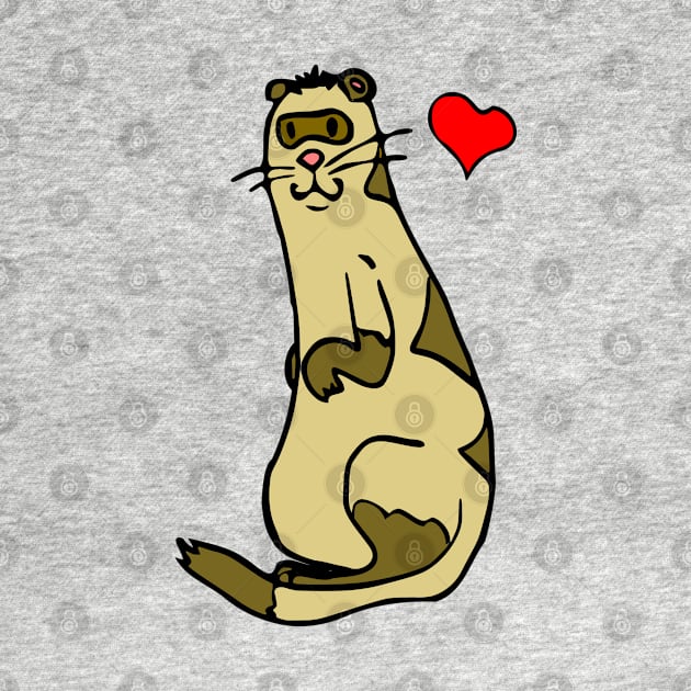 FERRET LOVE - LOVE COLORS by sillyindustries